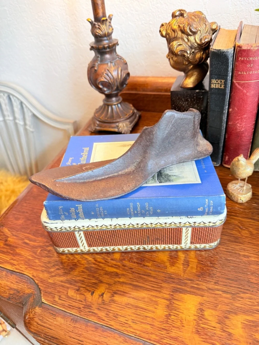 Antique Cast Iron Shoe Last Size 6 - Picture 4 of 12